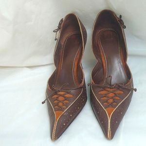 JOEY O Peep Toe Pumps